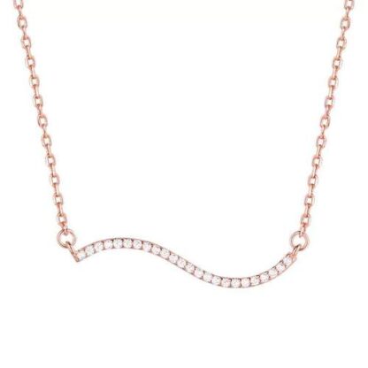 collar fino oro rosa