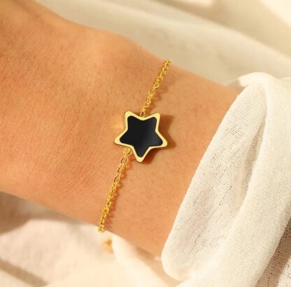 pulsera estrella acero inoxidable