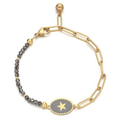 pulsera medalla estrella